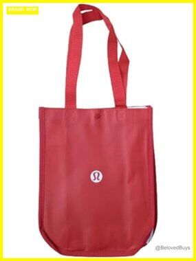 Recycled Plastic Tote Bag - Utility Pocket, Snap Closure